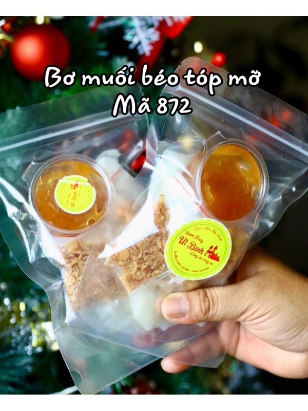 [Mã 872] Bánh Tráng Muối Béo Tóp Mỡ